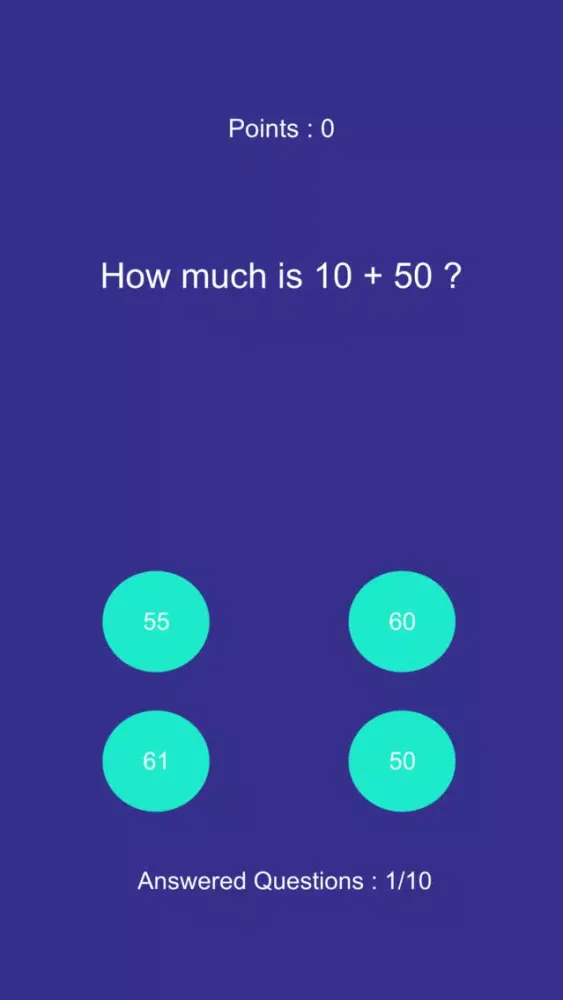 Tangkapan skrin Math Easy Formula Quiz