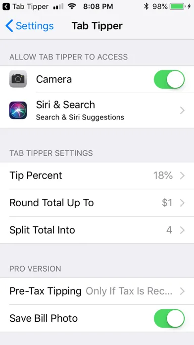 Tab Tipper Screenshots