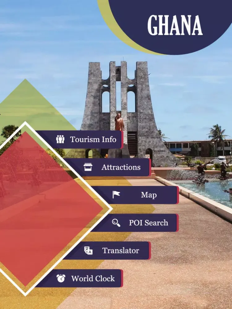 Ghana Tourist Guide iPad 应用截图