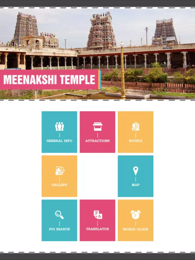 Ảnh chụp màn hình của Meenakshi Temple Travel Guide iPad 