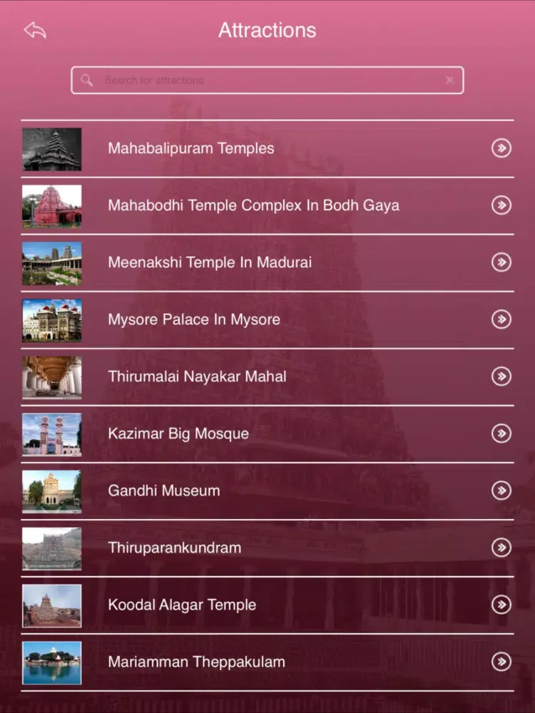 Ảnh chụp màn hình của Meenakshi Temple Travel Guide iPad 