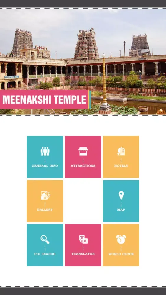 Ảnh chụp màn hình của Meenakshi Temple Travel Guide