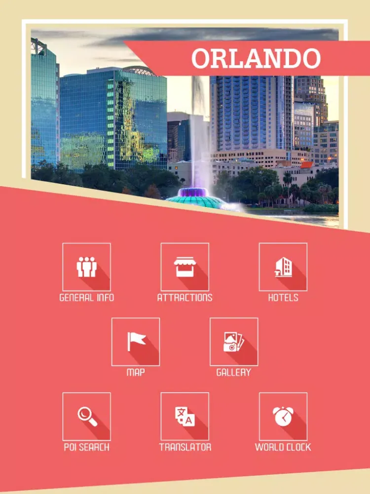تصاویر Orlando City Guide iPad 