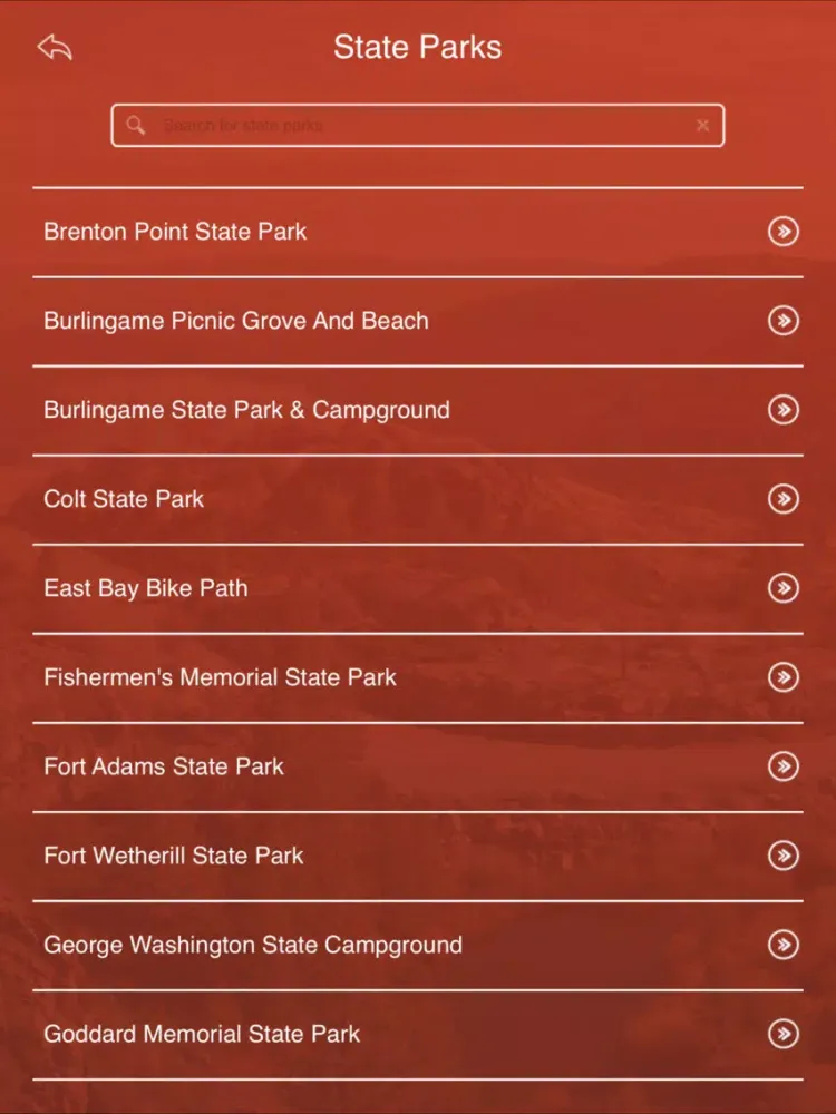 صور Rhode Island State Parks, Trails & Campgrounds iPad 