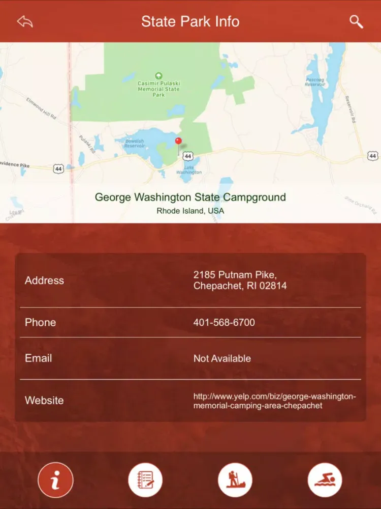 صور Rhode Island State Parks, Trails & Campgrounds iPad 