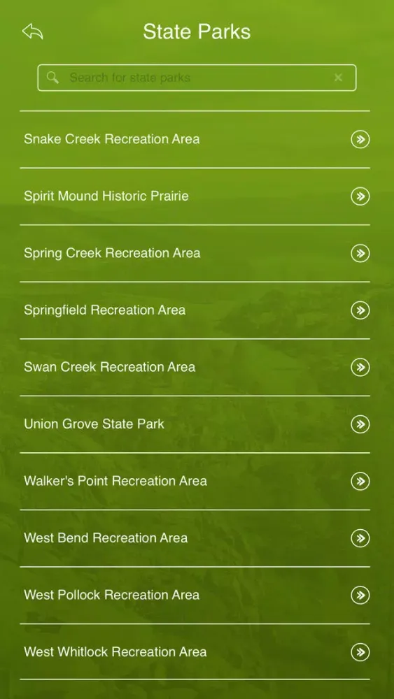 South Dakota State Parks Screenshots