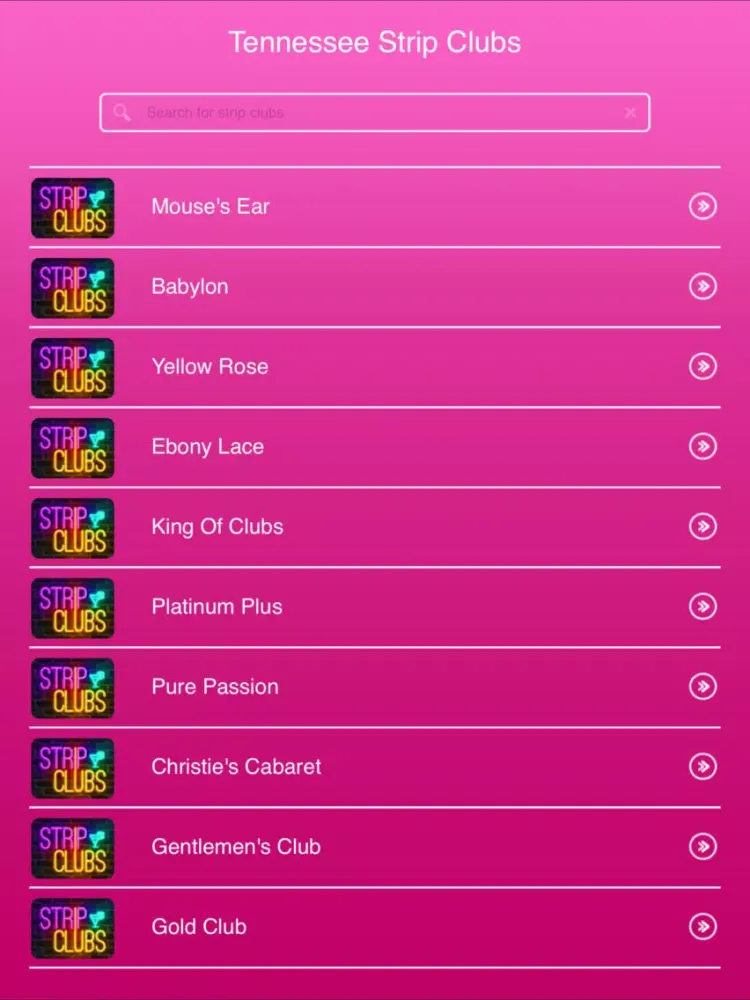 Скриншоты Tennessee Nightlife iPad 