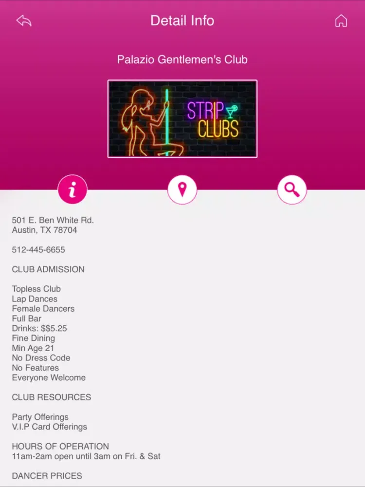 Captures d'écran de Texas Nightlife iPad 