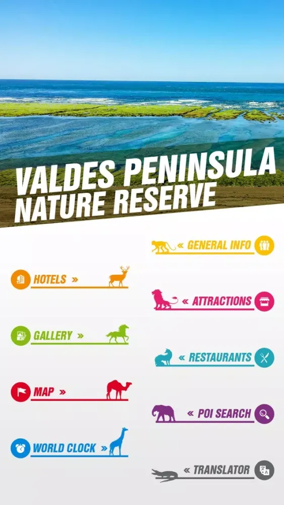 Valdes Peninsula Nature Reserve Tourism Guide应用截图
