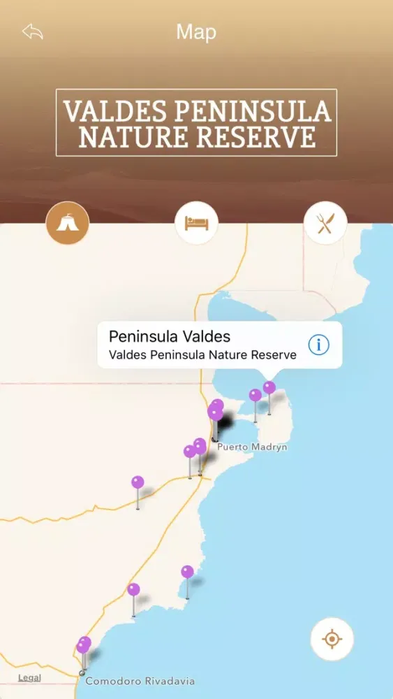 Valdes Peninsula Nature Reserve Tourism Guide应用截图