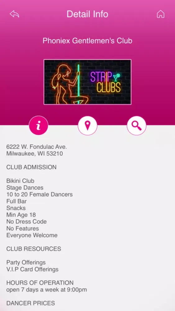Wisconsin Nightlife स्क्रीनशॉट