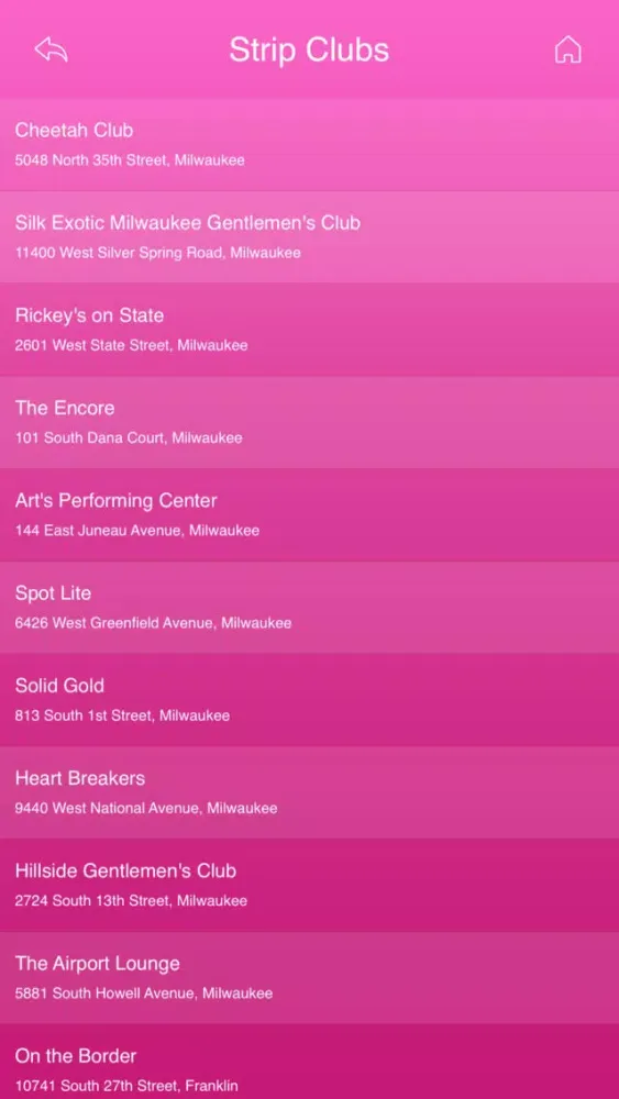 Wisconsin Nightlife स्क्रीनशॉट
