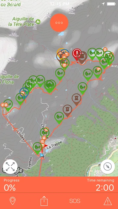 Mhikes, geo-guided hikes. Ekran Görüntüleri