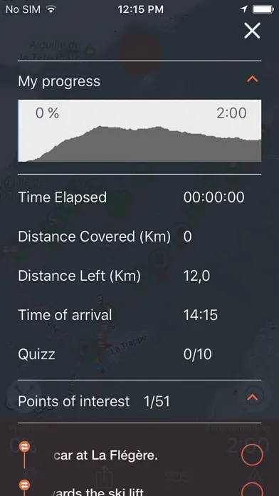 Mhikes, geo-guided hikes. Ekran Görüntüleri