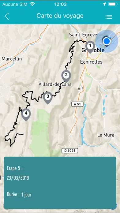 Capturas de tela do RoadBook for Discovery