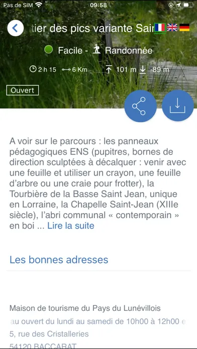 Balades54 Screenshots