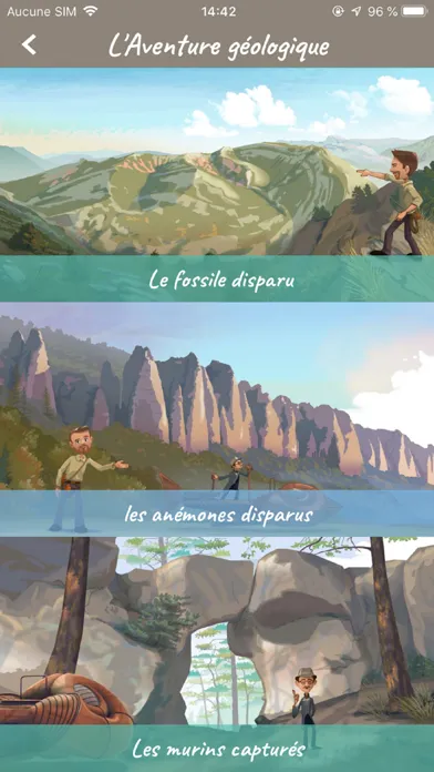 Captures d'écran de L’Aventure géologique