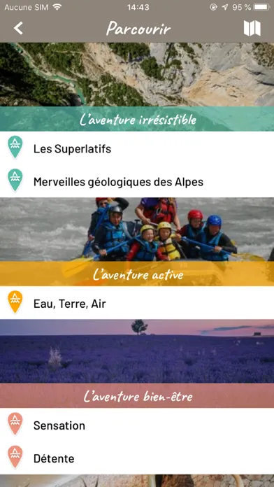 Captures d'écran de L’Aventure géologique