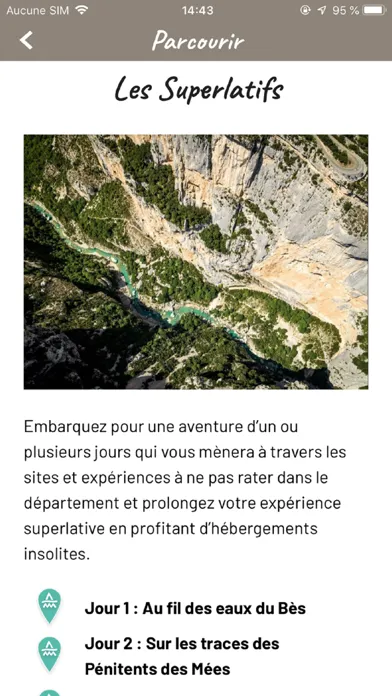 Captures d'écran de L’Aventure géologique