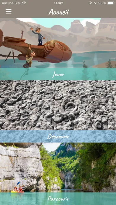 Captures d'écran de L’Aventure géologique