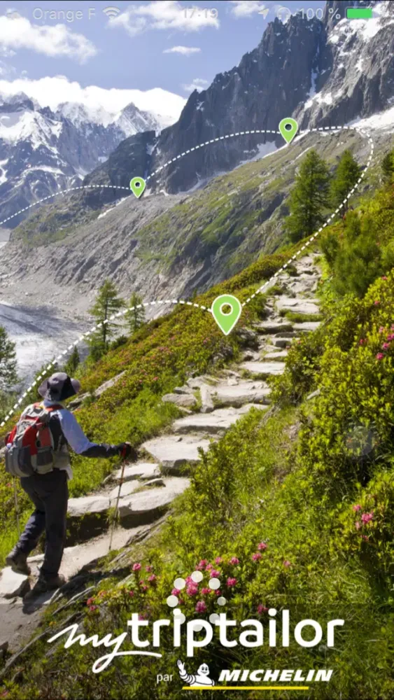 Capturas de tela do Roadbook MyTripTailor
