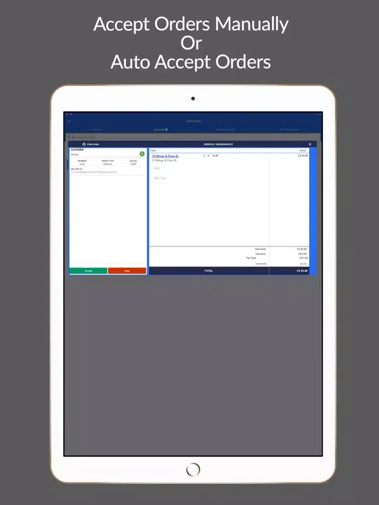 Zrzuty ekranu EASY Deliveries Store iPad 