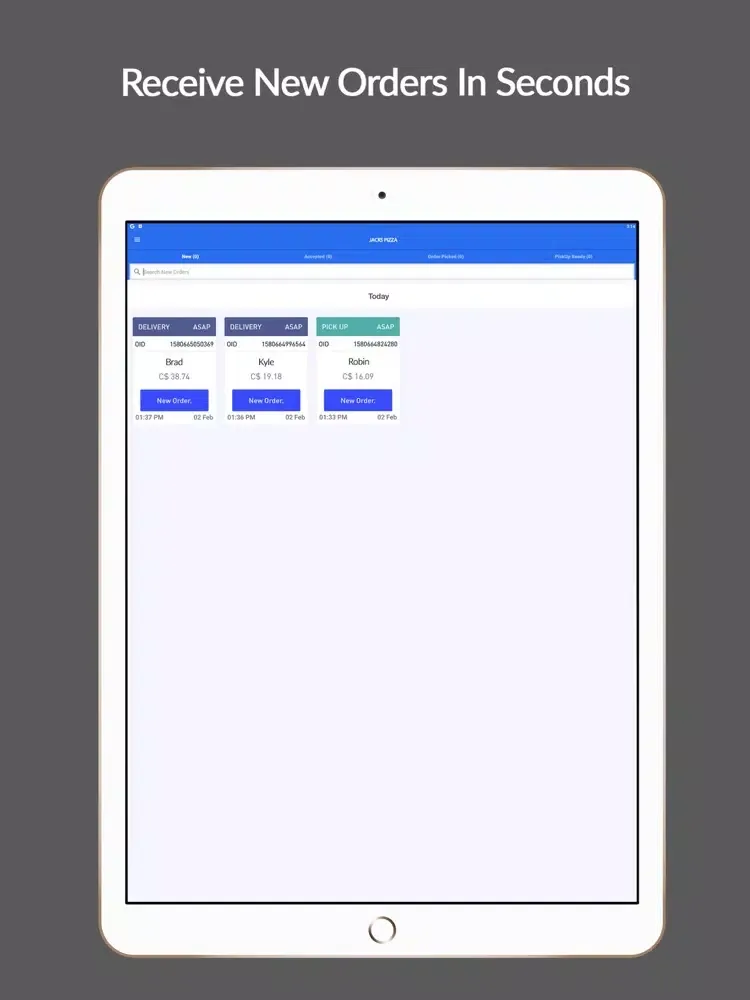 Zrzuty ekranu EASY Deliveries Store iPad 