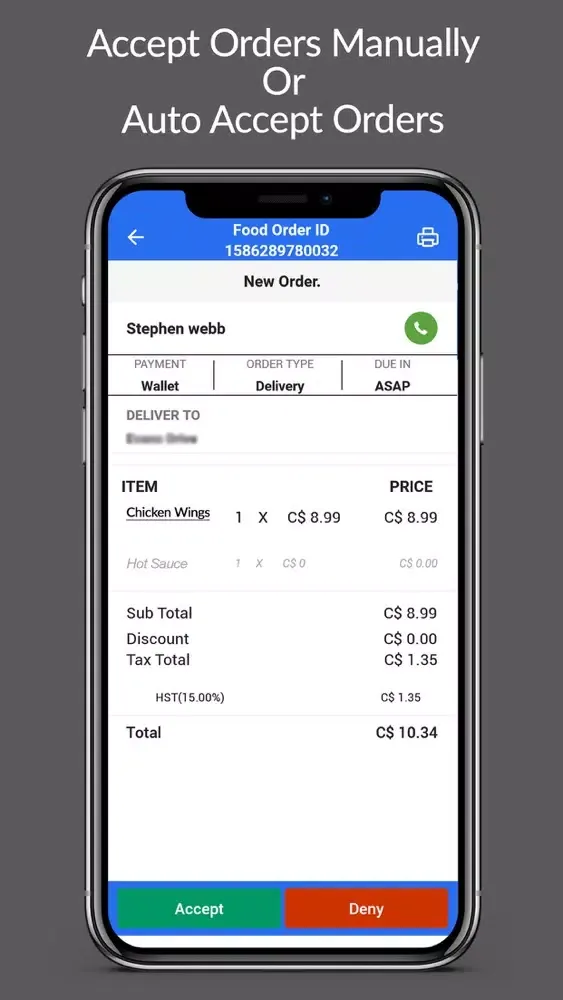 Zrzuty ekranu EASY Deliveries Store