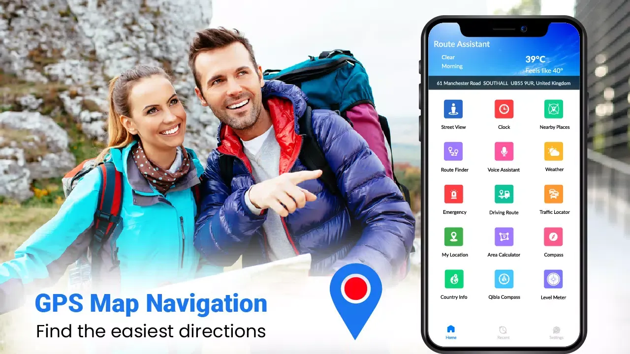 Ảnh chụp màn hình của Easy Rout Map: Navigation Path