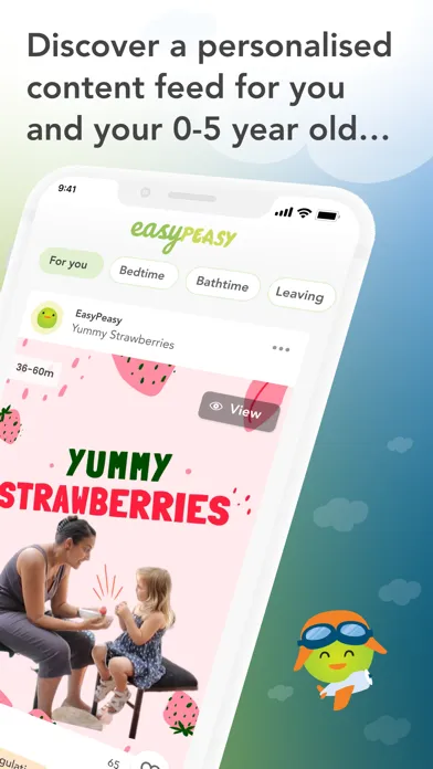 Tangkapan layar EasyPeasy – Parenting Tips