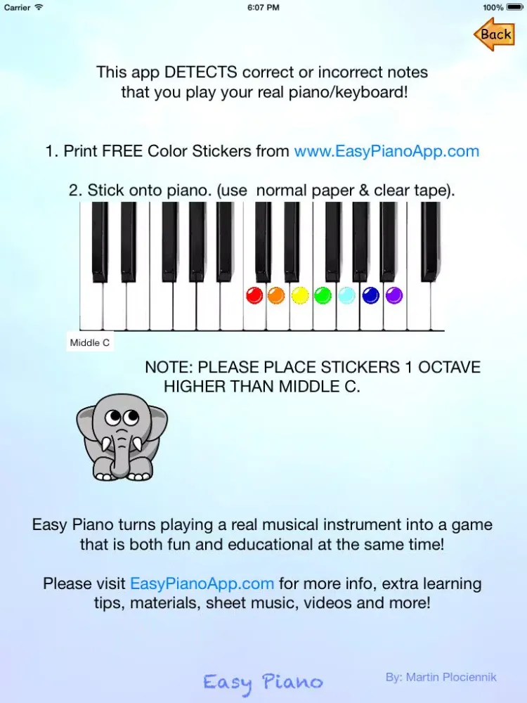Easy Piano iPad 應用截圖