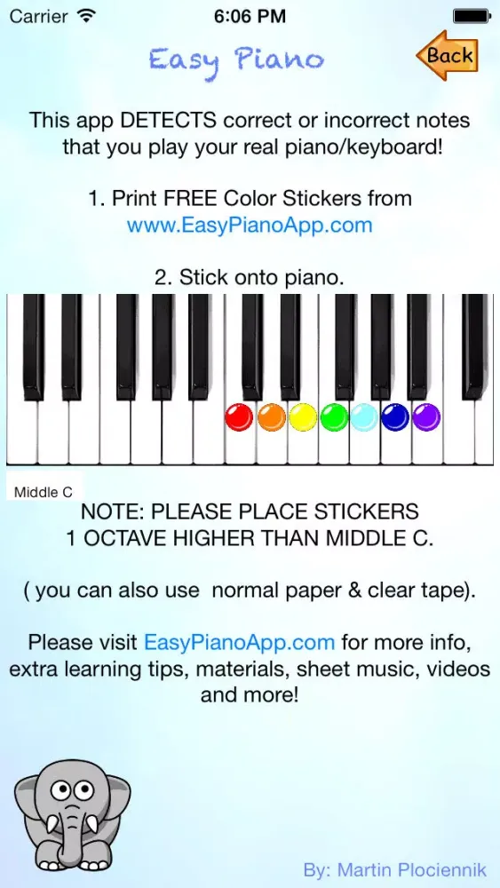 Easy Piano應用截圖