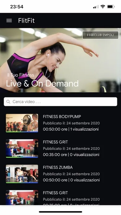 Скриншоты Flitfit