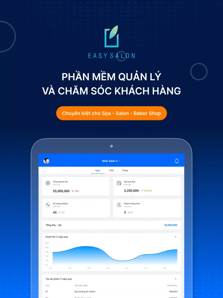 EasySalon - Quản lý Screenshots