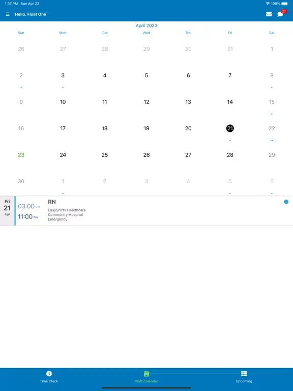 Capturas de pantalla de LTC Health Staffing iPad 