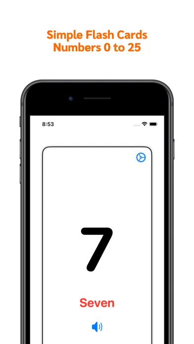 Numbers Flash Cards 1-25 Screenshots