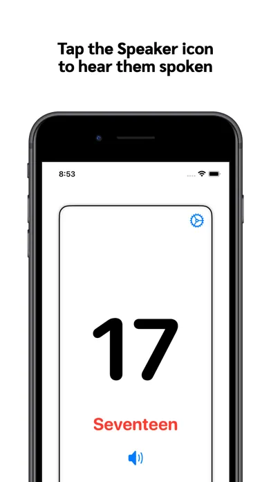 Numbers Flash Cards 1-25 Screenshots