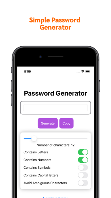 Capturas de pantalla de Password Help