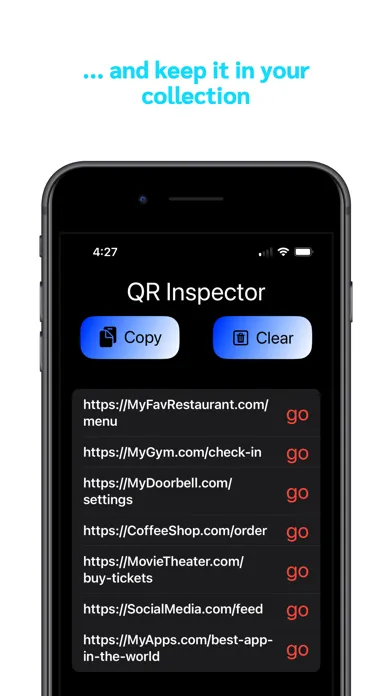 Tangkapan layar QR Inspector