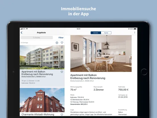 KoWo Erfurt iPad  স্ক্রিনশট