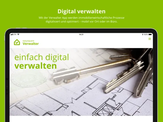 easysquare Verwalter iPad  Screenshots