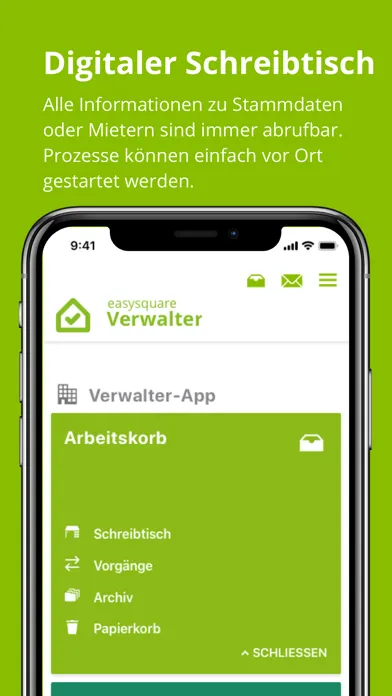 easysquare Verwalter Screenshots