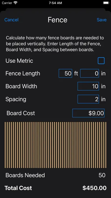 Tangkapan skrin Project Calculator