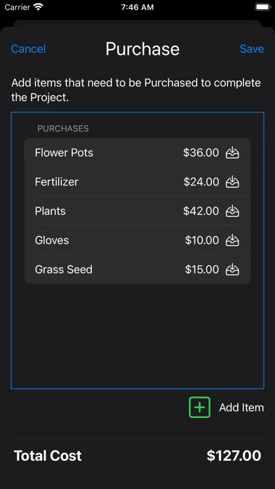 Tangkapan skrin Project Calculator