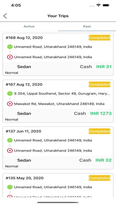 Скриншоты Easy Taxi User