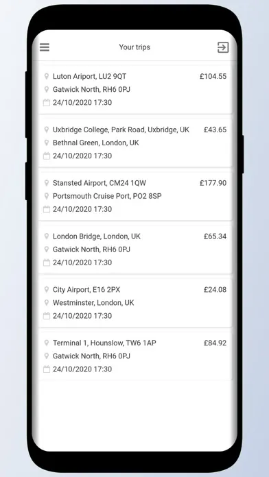 Скриншоты EasyTaxiOffice Passenger