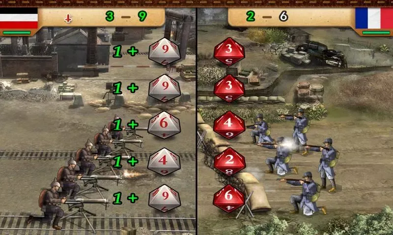 Capturas de tela do European War 3