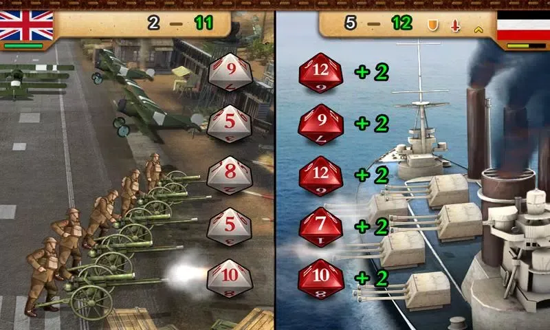 Capturas de tela do European War 3