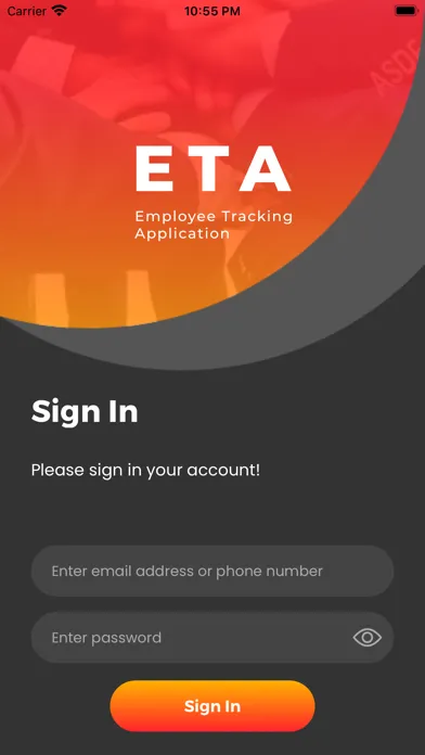 Скриншоты ETA-App