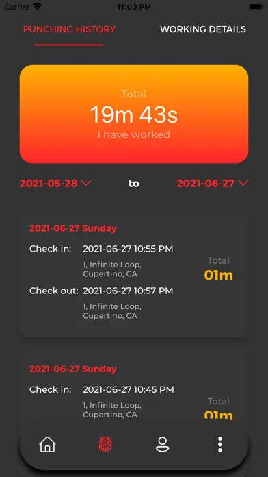 Скриншоты ETA-App